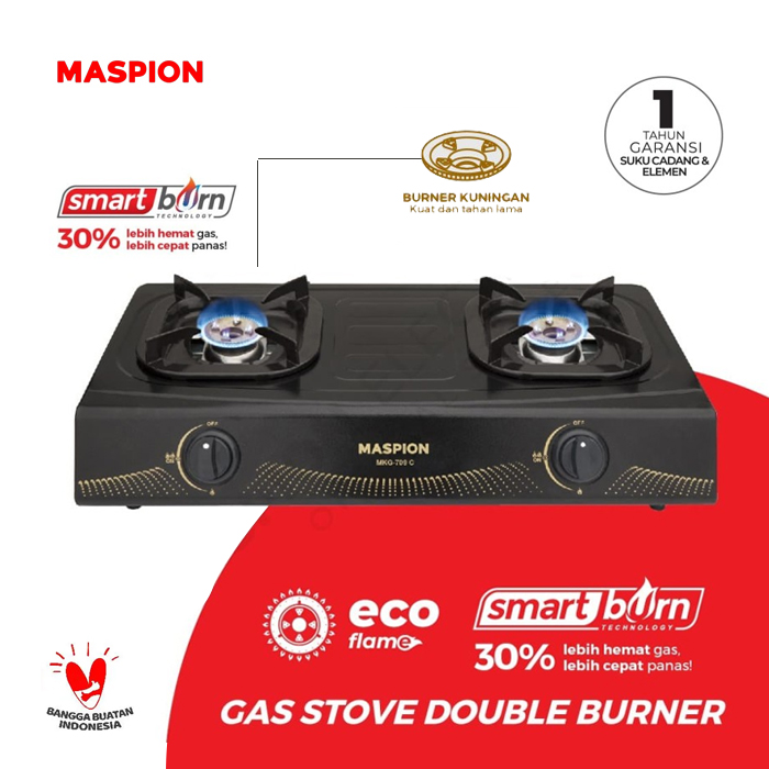 Maspion Kompor Gas 2 Tungku - MKG709C